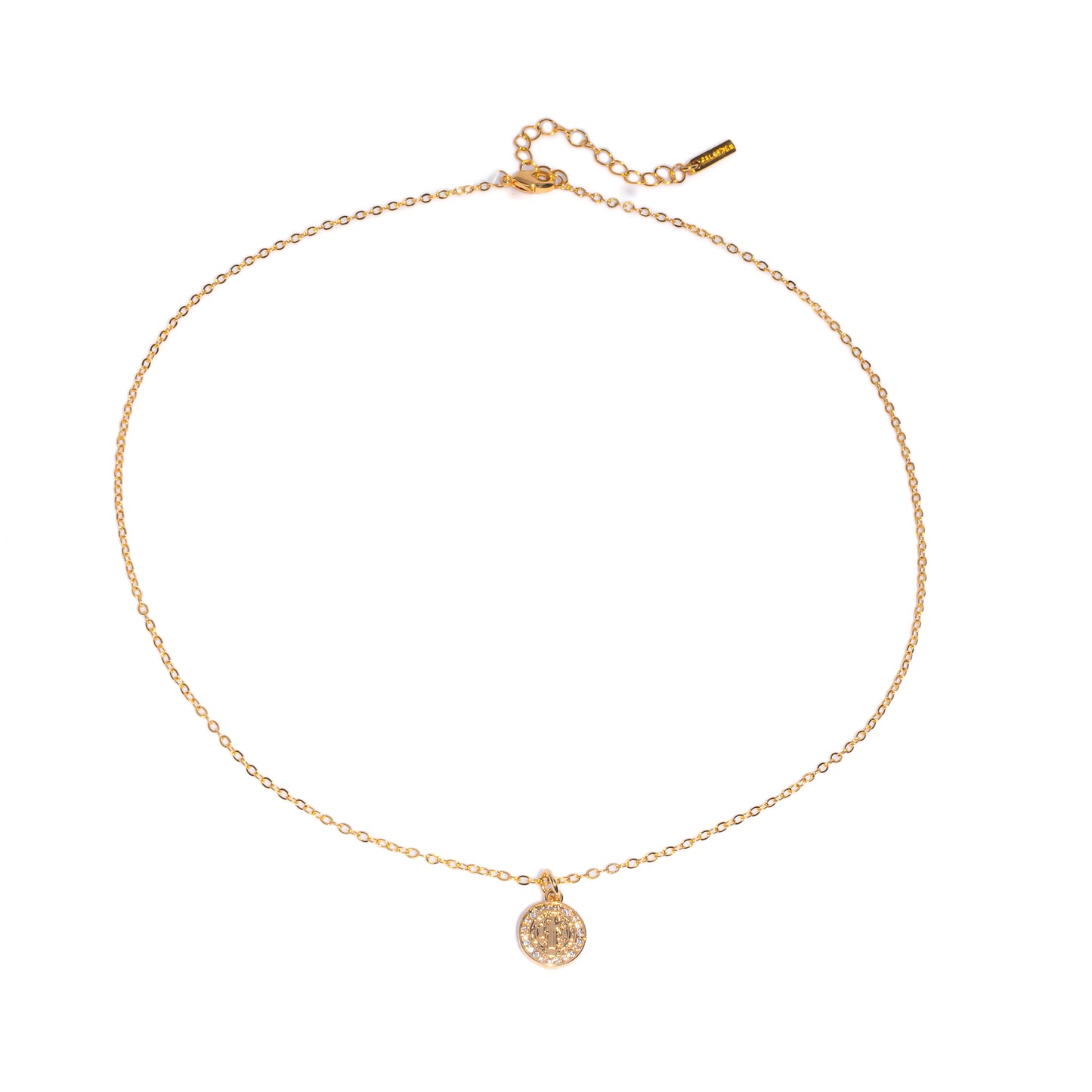 CADENA TIPO CARTIER CON DIJE DE SAN BENITO