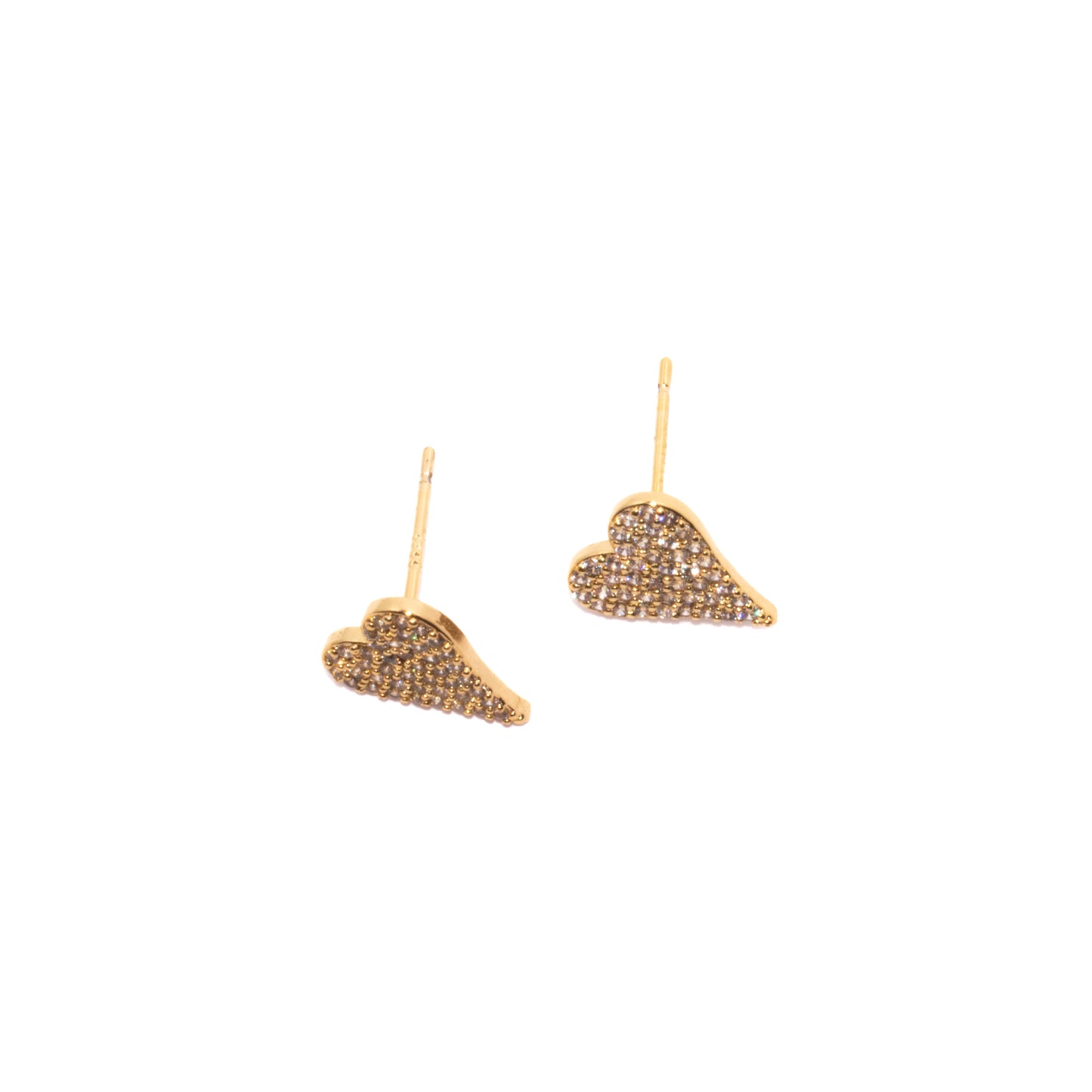 ESSENTIAL OUTLINED HEART STUDS