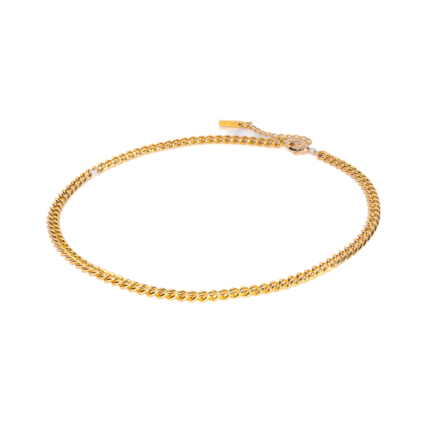 CURB CHAIN GOLDEN NECKLACE