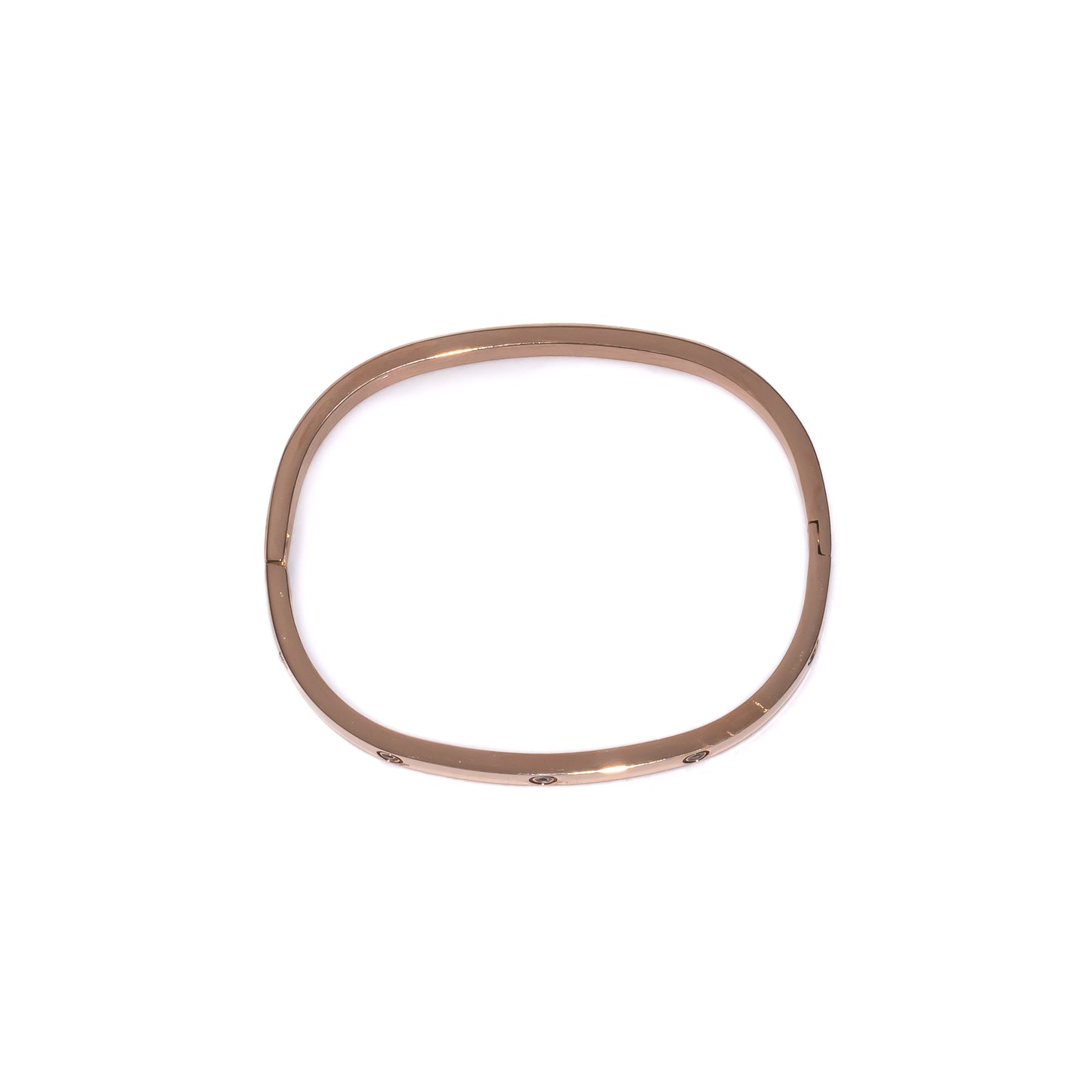 SPARK SQUARED ROSE GOLD BRACELET