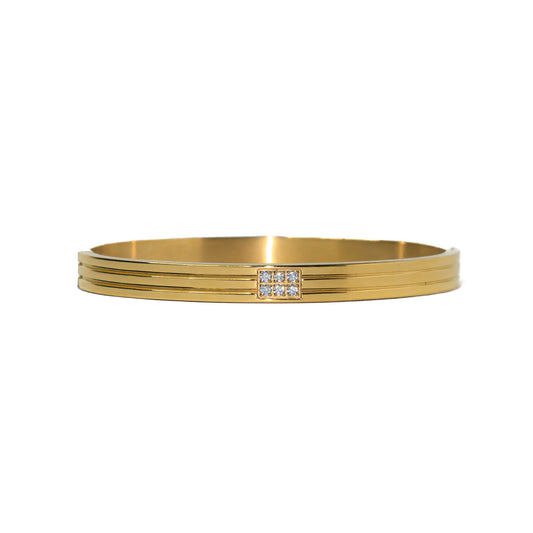 ESSENTIAL TRI LINE GOLDEN BRACELET