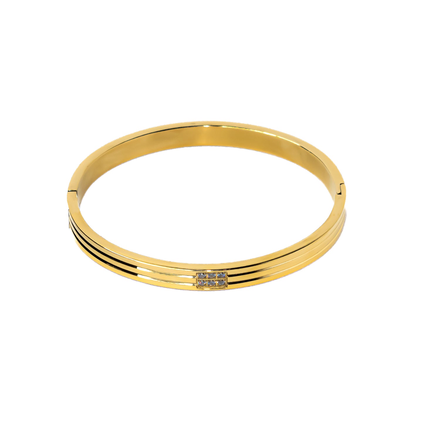 ESSENTIAL TRI LINE GOLDEN BRACELET