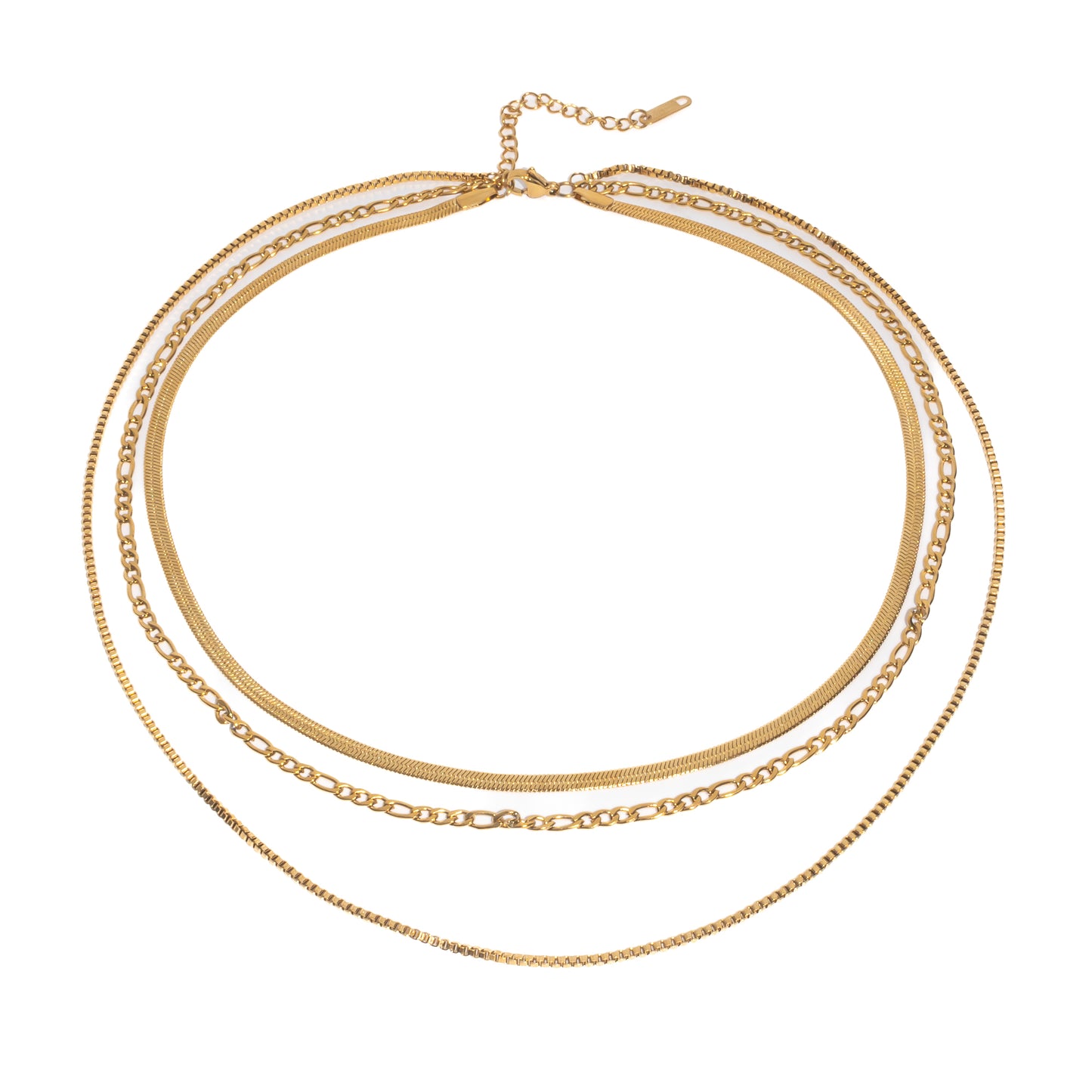 CLASSIQUE TRIPLE GOLDEN NECKLACE