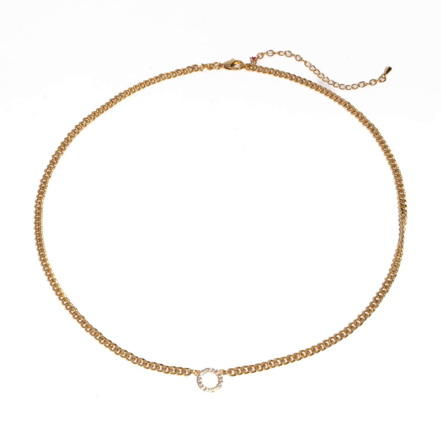 SPARK CIRCLE CHAIN NECKLACE