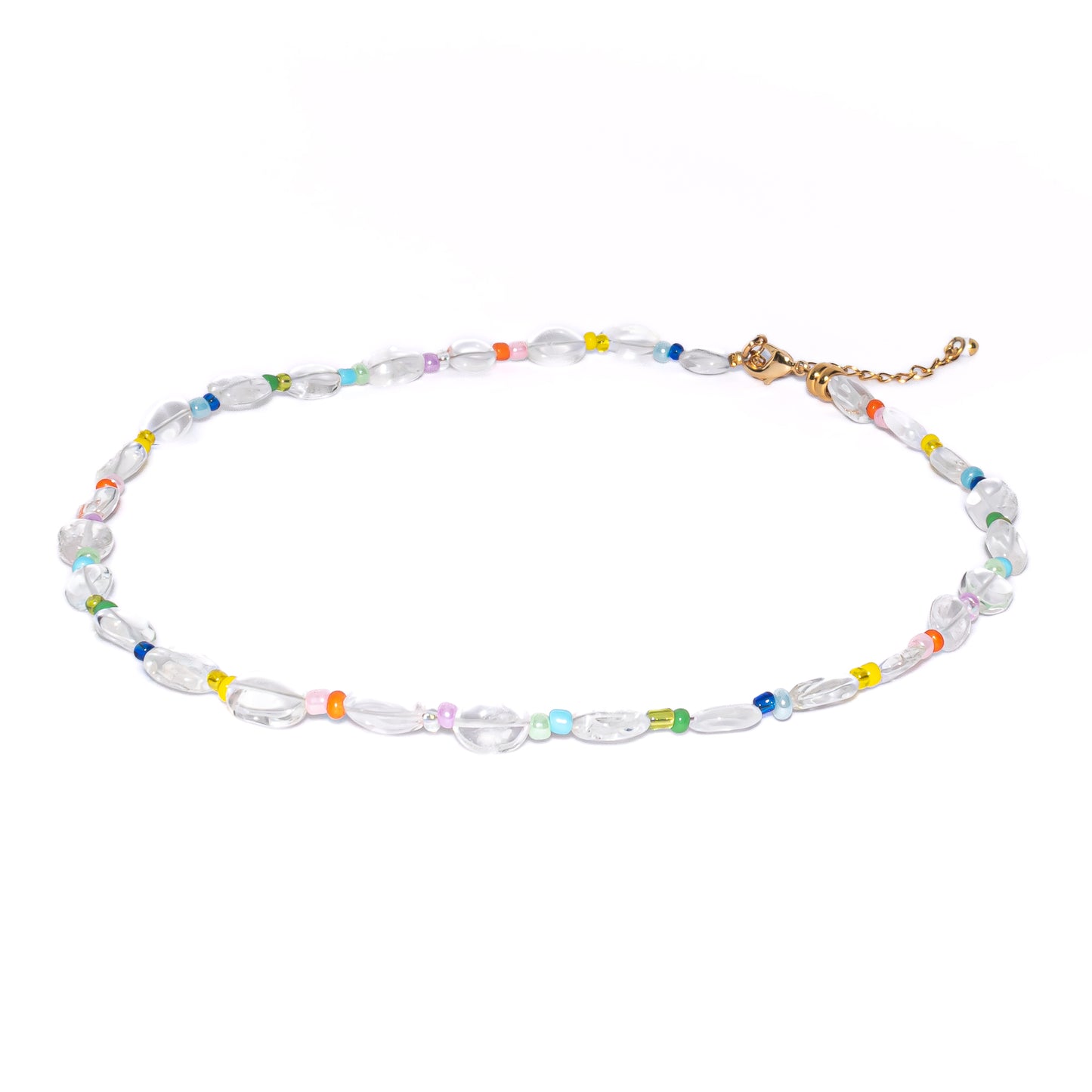 COLOR CRYSTAL QUARTZ NECKLACE