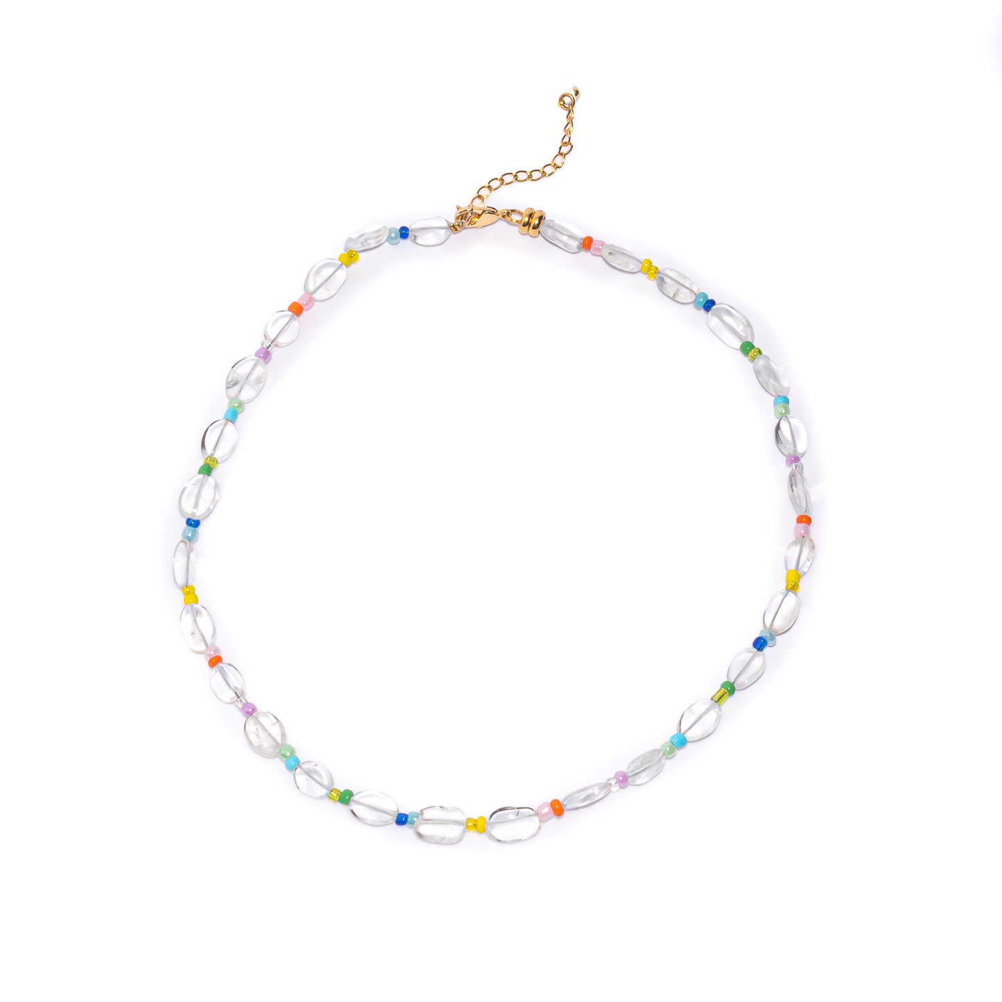 COLOR CRYSTAL QUARTZ NECKLACE