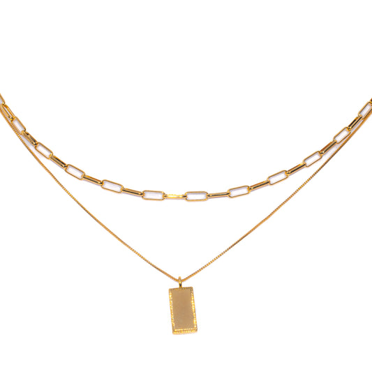 ALLENBY DUAL GOLDEN NECKLACE