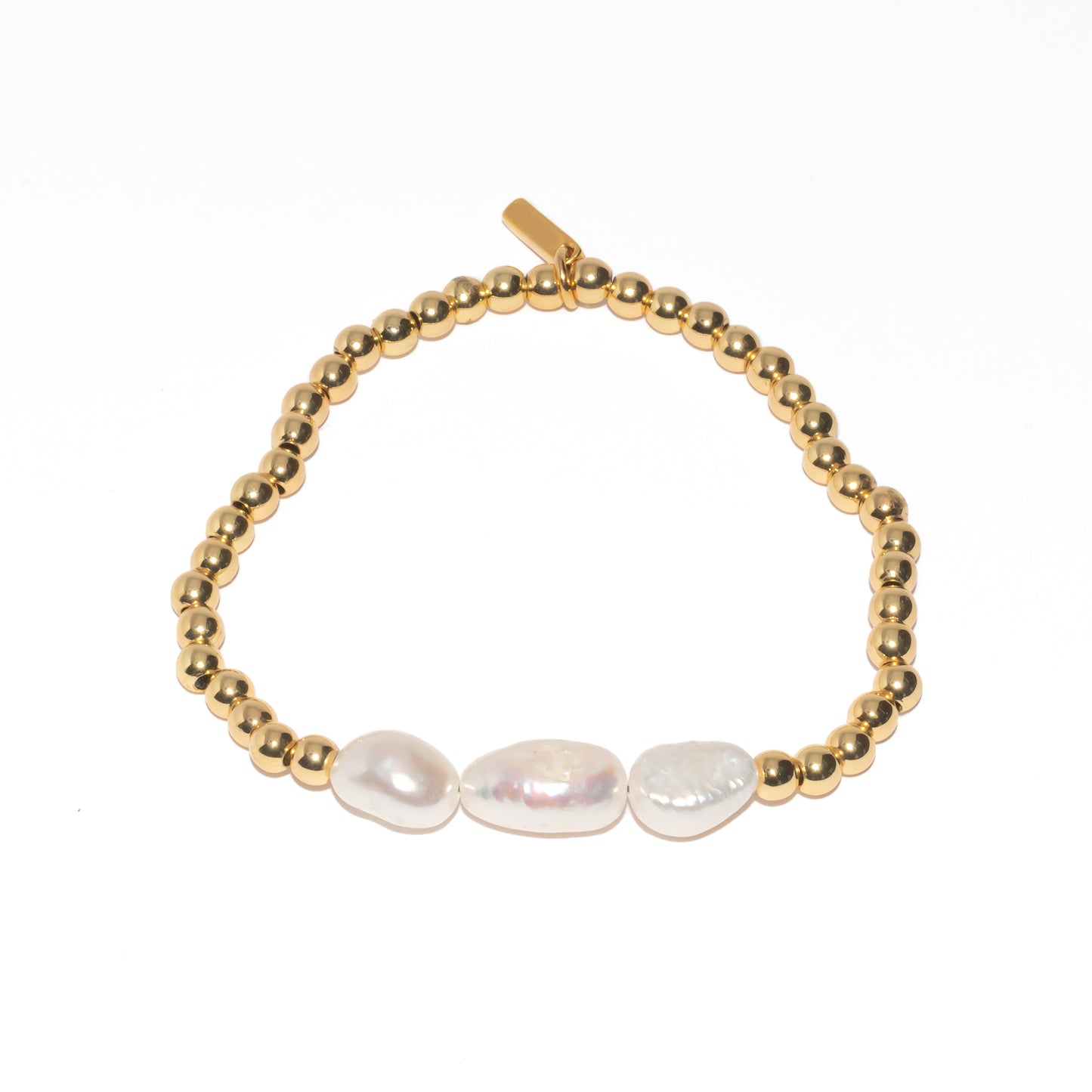 ESSENTIAL PEARL GOLDEN BRACELET