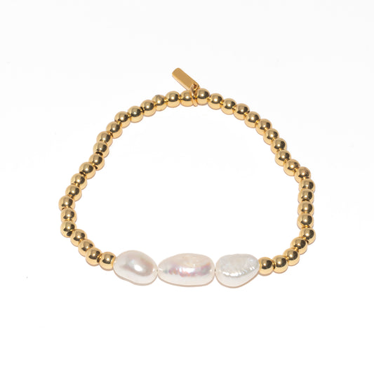 ESSENTIAL PEARL GOLDEN BRACELET