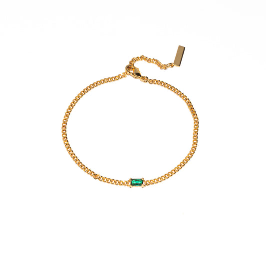 EMERALD MUSE LINK BRACELET